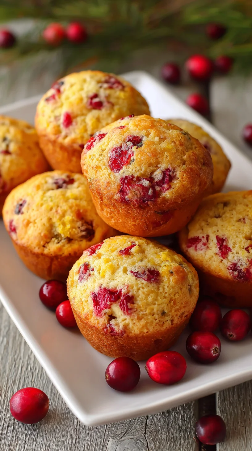 Freshly baked cranberry orange muffins. Freshly baked cranberry orange muffins.