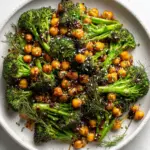 Quick Garlic Broccoli Stir Fry with Chickpeas | Healthy 15-Min Meal