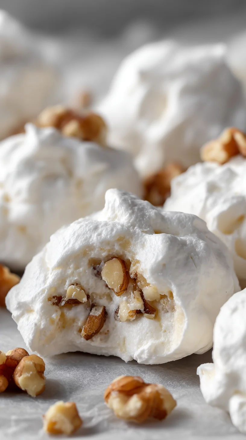 Grandma's divinity candy.