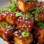 Crispy Honey Garlic Tofu