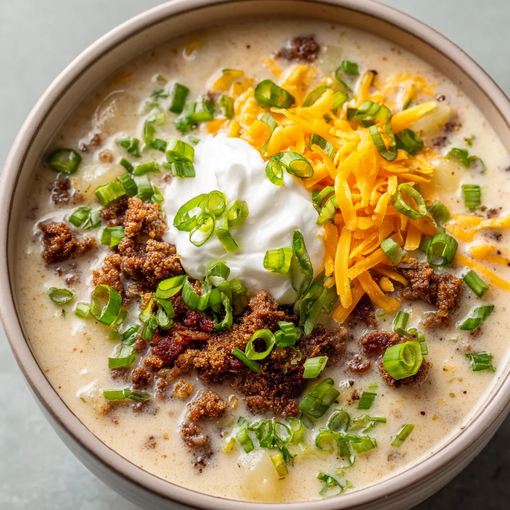 Creamy Loaded Potato Soup Recipe