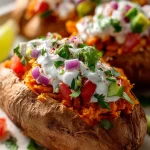 Mexican Stuffed Sweet Potatoes | Healthy & Flavorful Dinner