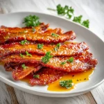 Orange-Glazed Turkey Bacon: Sweet & Savory Breakfast Perfection!