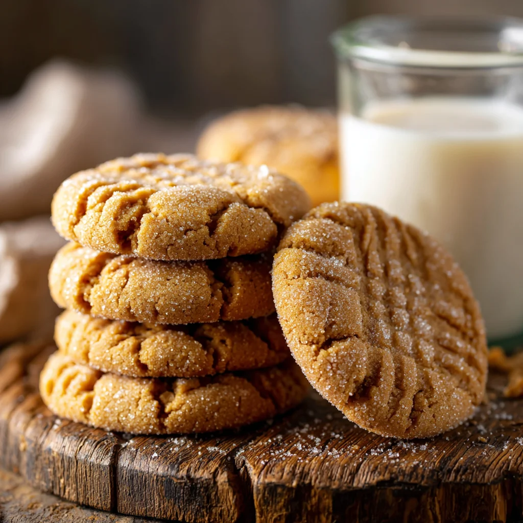Easy Peanut Butter Crinkle Cookies Recipe - Soft & Chewy Perfection!