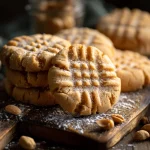 Easy Peanut Butter Shortbread Cookies Recipe | Melt-in-Your-Mouth Buttery Treat