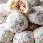 Easy Peppermint Snowball Cookies Recipe