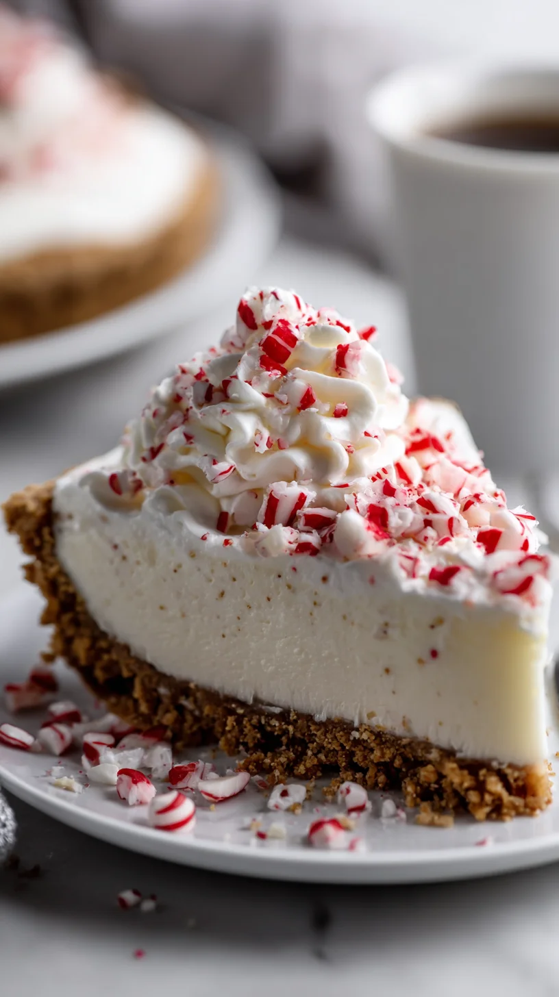 Festive peppermint pie Festive peppermint pie