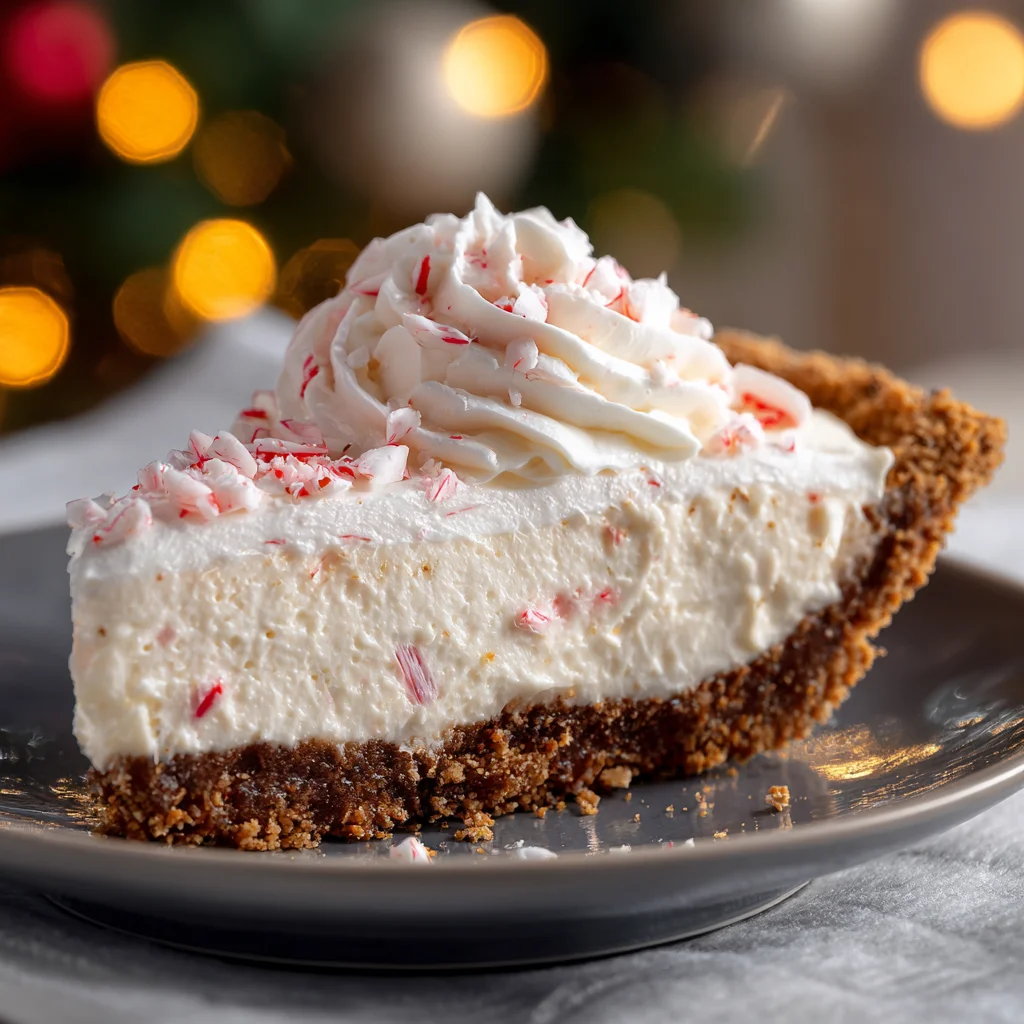 Quick Christmas Peppermint Pie Recipe | Easy Holiday Dessert