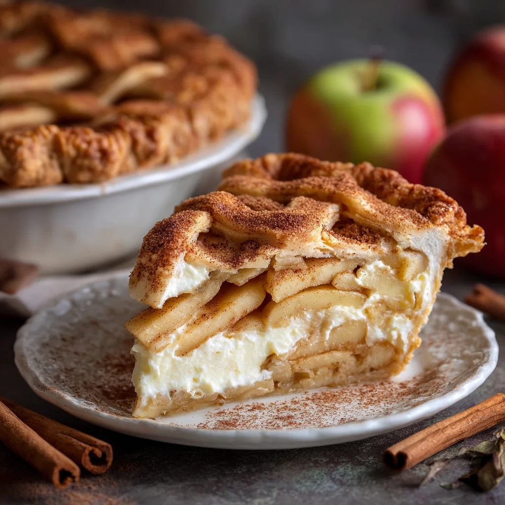 Snickerdoodle Cream Cheese Apple Pie | Best Dessert Recipe