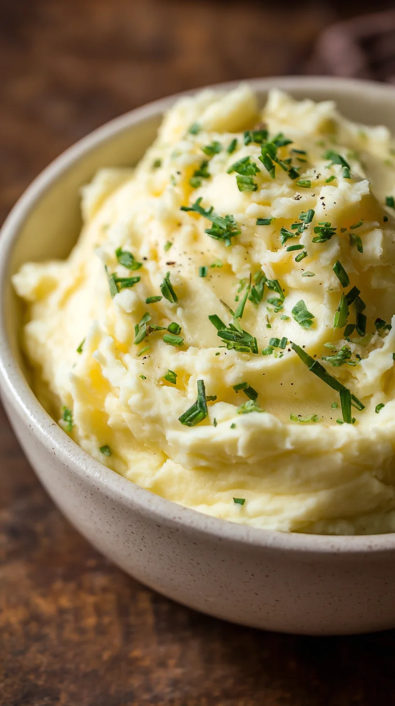 Fluffy mashed potatoes in a rustic serving bowl. Fluffy mashed potatoes in a rustic serving bowl.