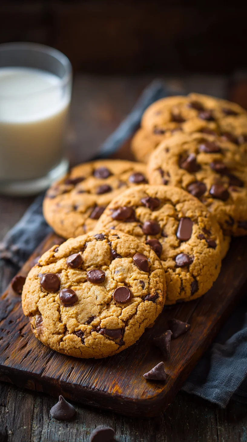 Soft and chewy peanut butter cookies.