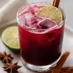 Spiced Christmas Margarita Mocktail - Festive & Easy Holiday Drink!
