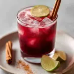 Spiced Christmas Margarita Mocktail - Festive & Easy Holiday Drink!