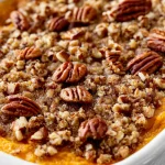 The BEST Sweet Potato Casserole with Pecan Topping | Must-Try Holiday Side Dish!