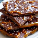 The Best Salted Caramel Pretzel Bark | Easy No-Bake Recipe