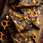The Best Salted Caramel Pretzel Bark | Easy No-Bake Recipe