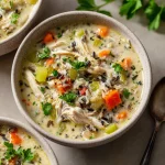 Hearty Turkey Wild Rice Soup Recipe