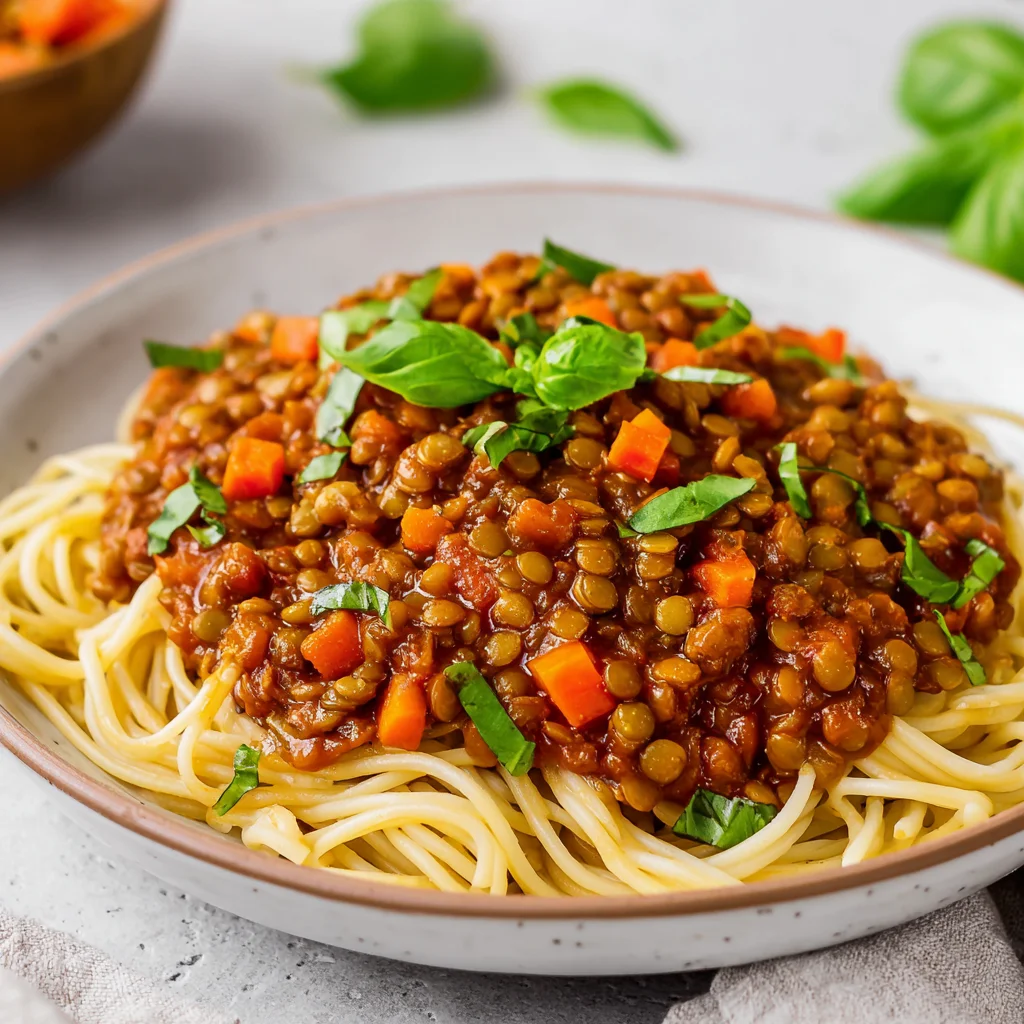 Best Lentil Vegan Bolognese | Healthy & Hearty Pasta Sauce