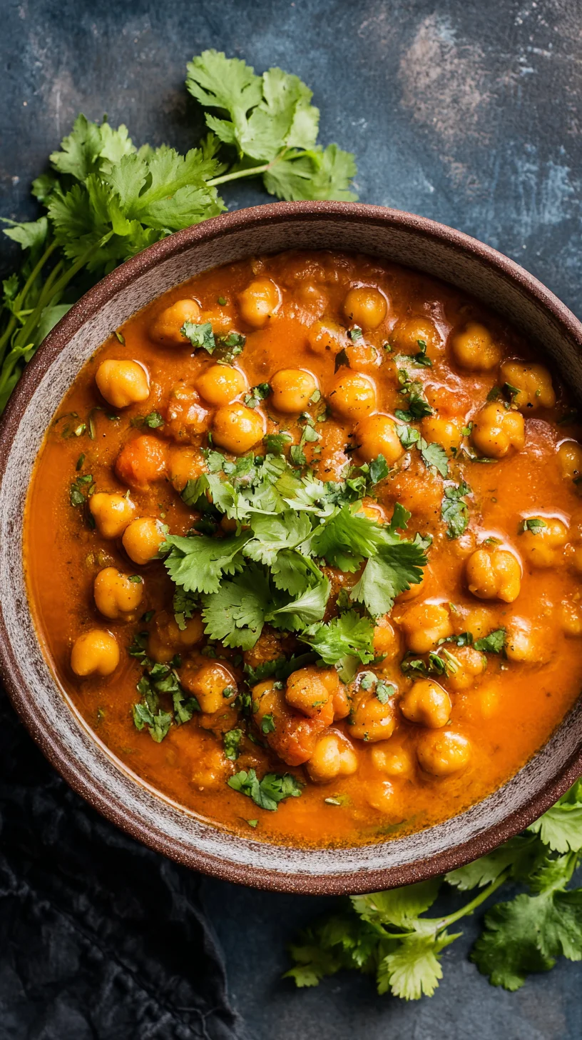 Vegan butter chickpeas in a bowl.