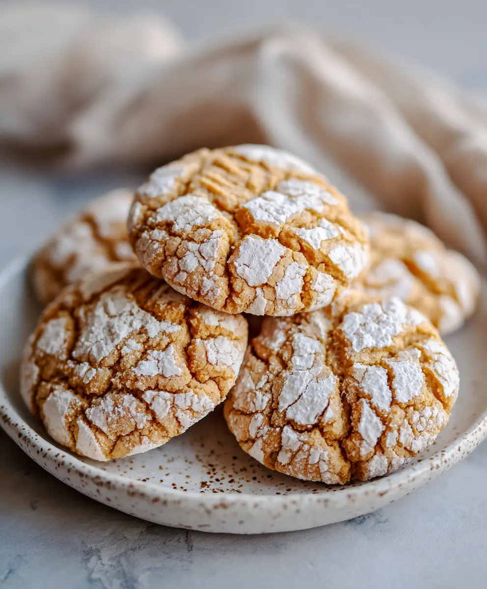 Easy Peanut Butter Crinkle Cookies Recipe - Soft & Chewy Perfection!