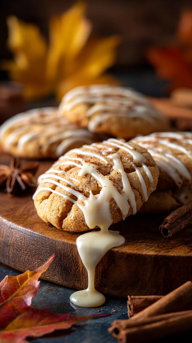 White chocolate-dipped maple cinnamon cookies. White chocolate-dipped maple cinnamon cookies.