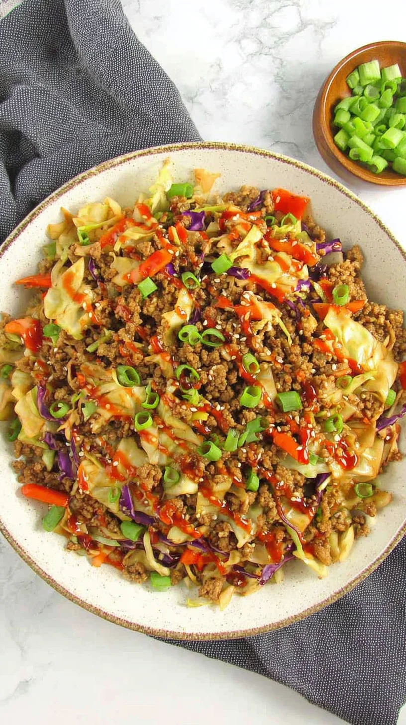 20 Minute Vegan Egg Roll In A Bowl (Crack Slaw) - image 1