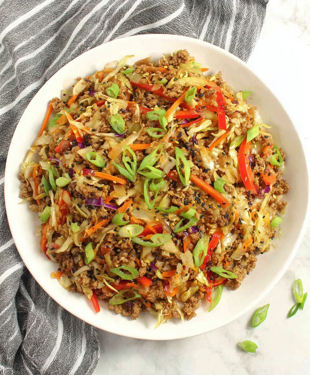 Vegan Egg Roll In A Bowl