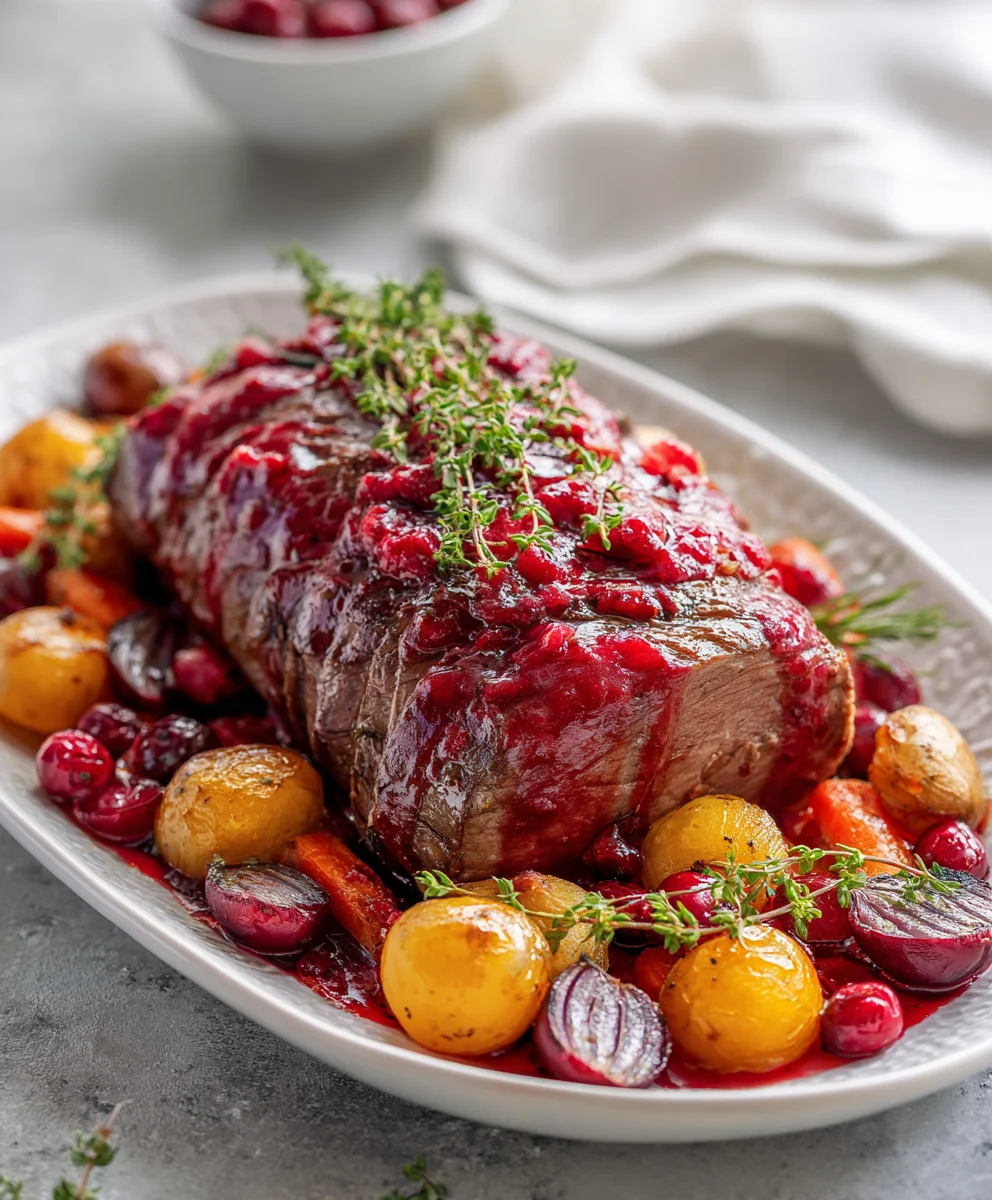 Cranberry Roast Beef Recipe