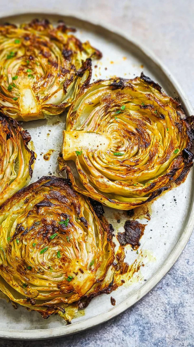 Roasted Cabbage Steaks Roasted Cabbage Steaks