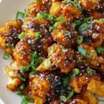 Sticky Sesame Cauliflower