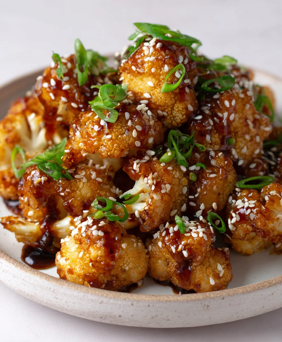 Sticky Sesame Cauliflower