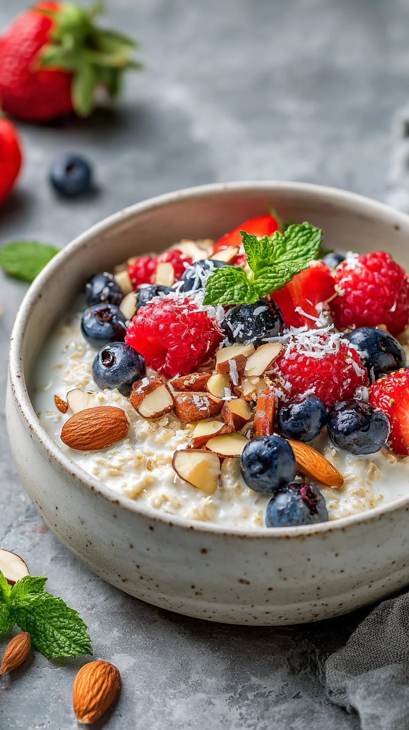 Tasty coconut cream oats Tasty coconut cream oats