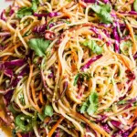 Asian Noodle Salad in Peanut Dressing