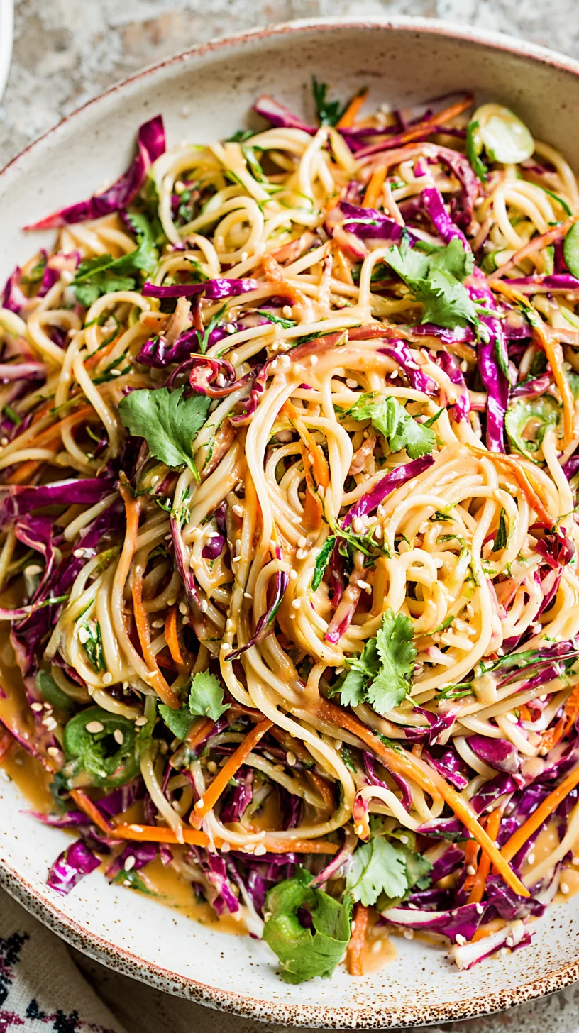 Asian Noodle Salad in Peanut Dressing - image 1