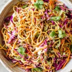 Asian Noodle Salad in Peanut Dressing