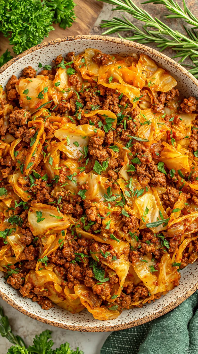 Easy Savory Cabbage Beef Bake Recipe for Beginners - image 0