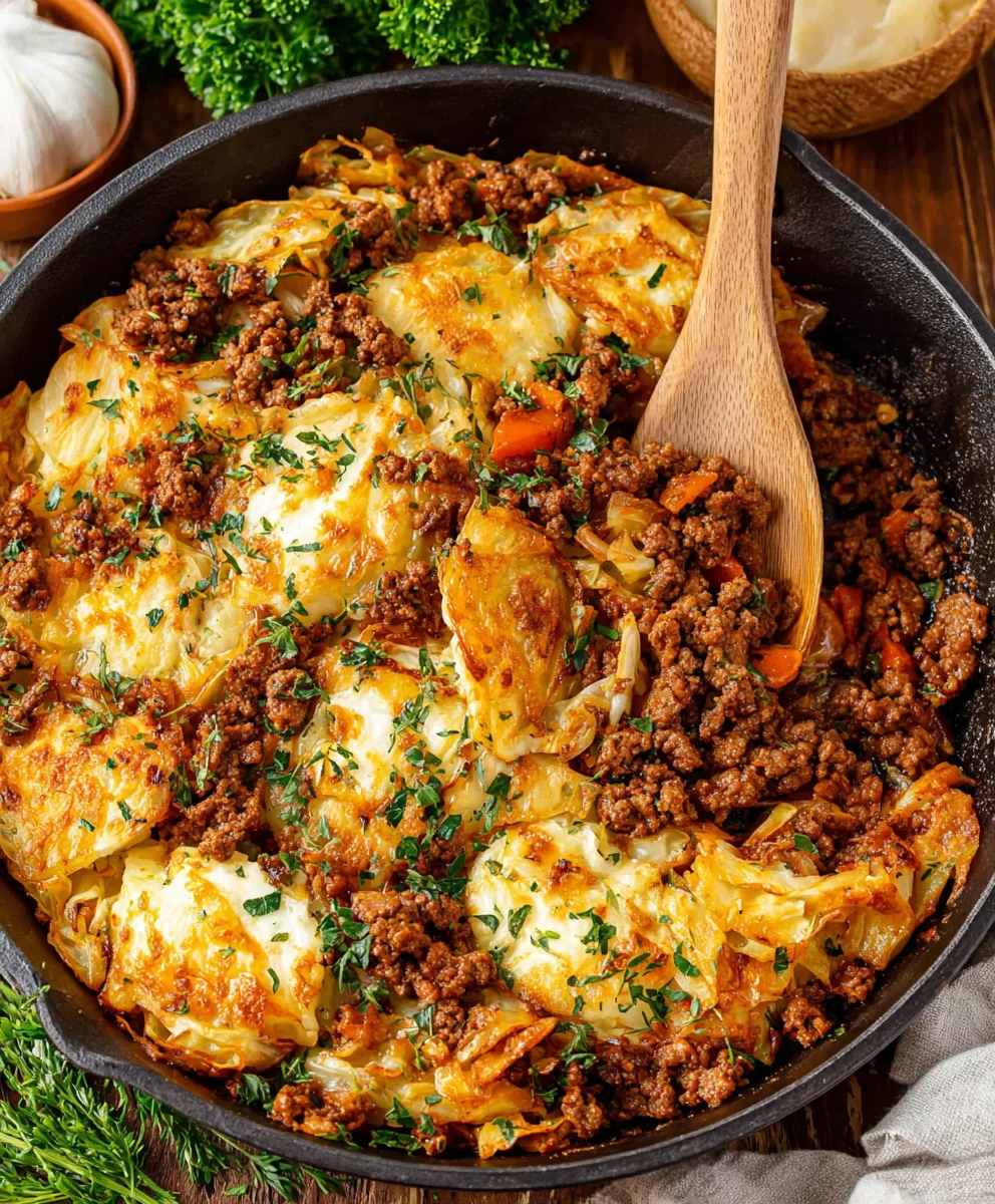 Easy Savory Cabbage Beef Bake Recipe for Beginners image 3