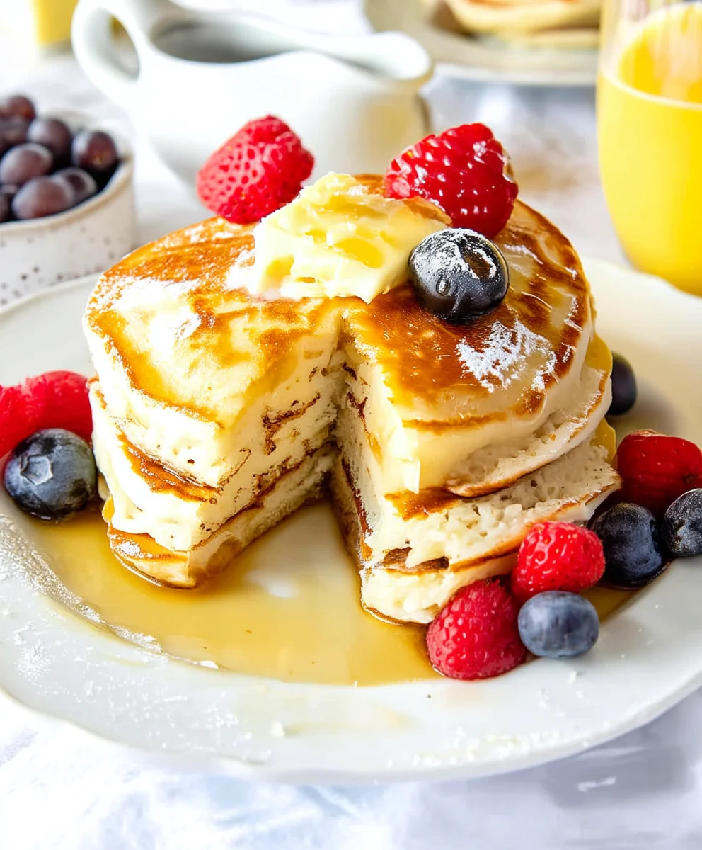 Fluffy Homemade Pancakes