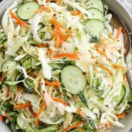 Green Cabbage Cucumber Salad