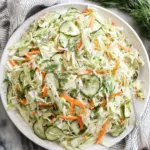 Green Cabbage Cucumber Salad