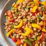 Ground Turkey and Peppers