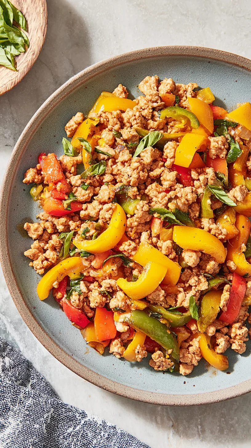 Ground Turkey and Peppers: A Flavorful, Healthy, and Quick Meal - image 1