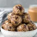 No Bake Chocolate Peanut Butter Energy Bites