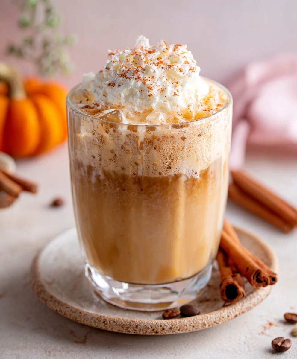 Pumpkin Chai Iced Latte