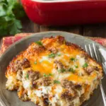 Sausage Hashbrown Breakfast Casserole