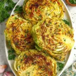 Savory Garlic Butter Roasted Cabbage Steaks