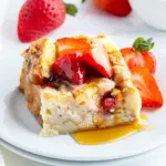 Slow Cooker Strawberry French Toast Casserole