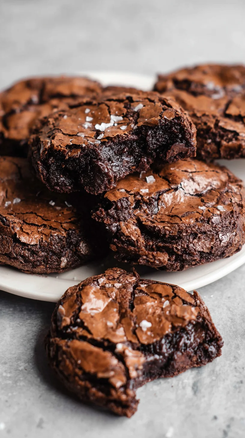 Fudgy chewy brookies.