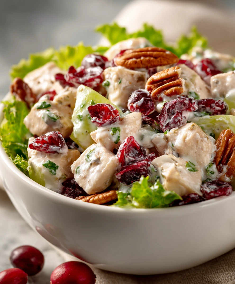 Apple Cranberry Chicken Salad