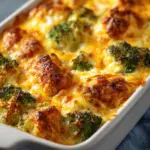 Cheesy Chicken and Broccoli Casserole with Rice